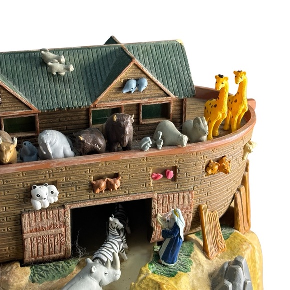 Vintage 2000 Mr Christmas Noah’s Ark Model 24301 Animated Lighted Musical Story - Picture 7 of 12